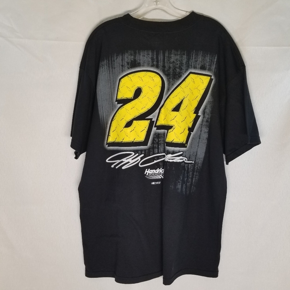 Jeff Gordon NASCAR Graphic Tee Size XL Double Sided Short Sleeve Crew Neck - Picture 2 of 10